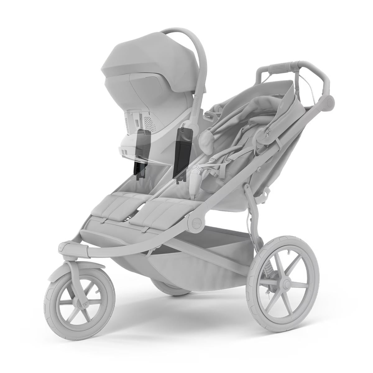 Thule Urban Glide 3 Double – Maxi-Cosi Adapter für Geschwisterwagen