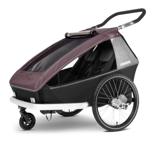 Croozer Ersatzteil 2in1 Verdeck Kid Vaaya 2 Zweisitzer – Blossom Red