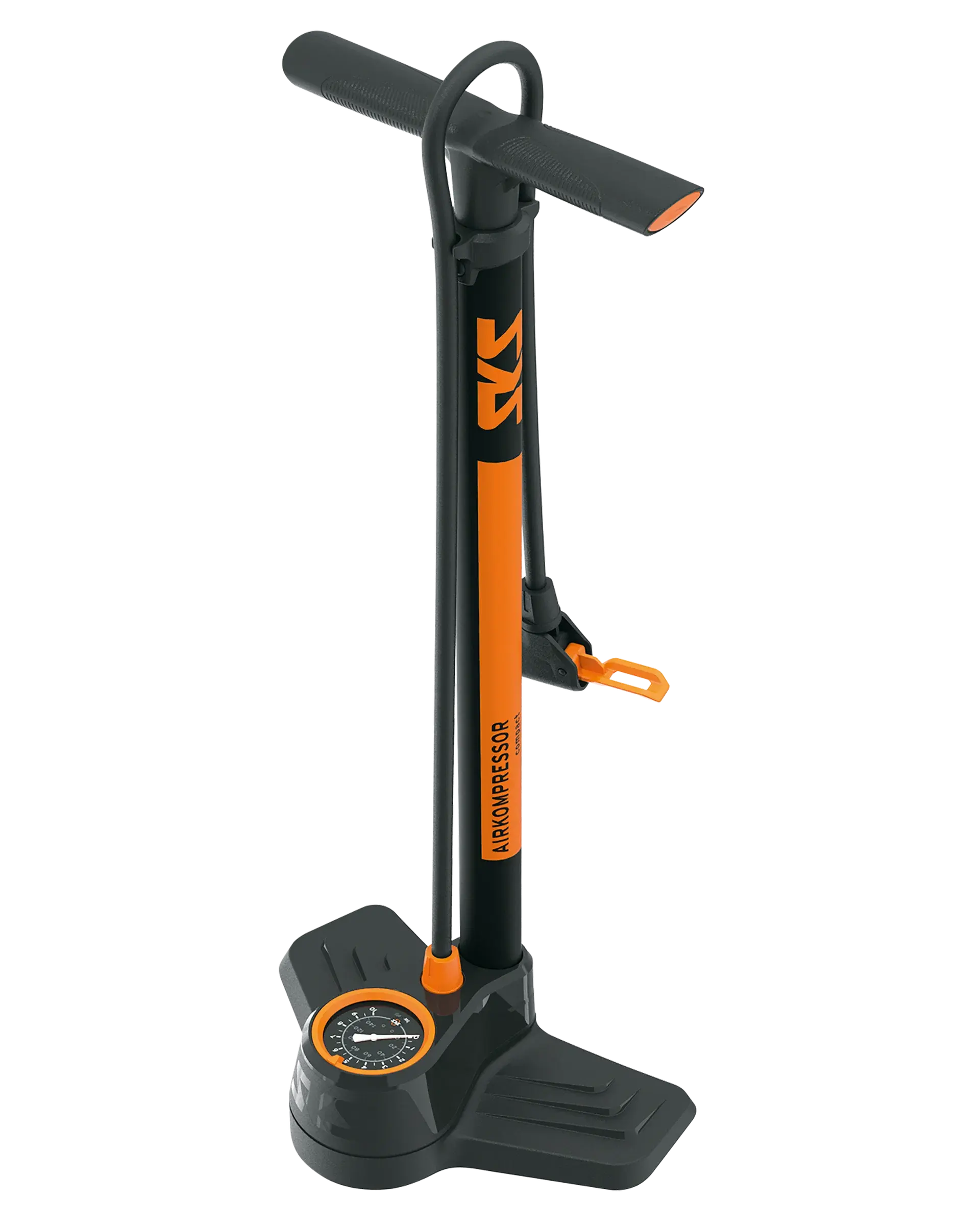 SKS Standpumpe Airkompressor Compact 10.0 | Mit MV EASY Ventilkopf (10 Bar) SKS