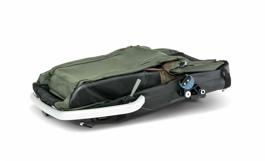 Croozer Dog Tammo Moss Green – Premium Hundeanhänger für große Hunde bis 45 kg