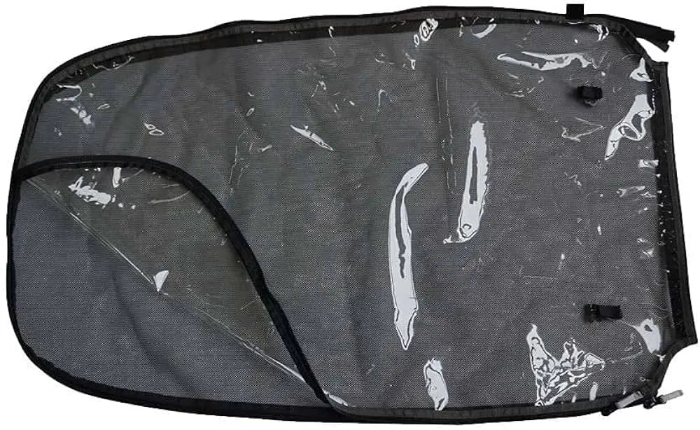 Frontfenster Ersatzteil für Hamax Outback Insektengitter mit Folie – 2-Sitzer - KnirpsExperte