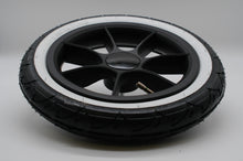 Moon Gio+ Rear Wheel Black/Whitewall, 12 inch (29 cm), Compatible with model year 2024 or older