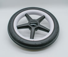 Bugaboo Fox Hinterrad mit weißen Radkappen – Ersatzteil für Bugaboo Fox, Fox 2 & Fox 3