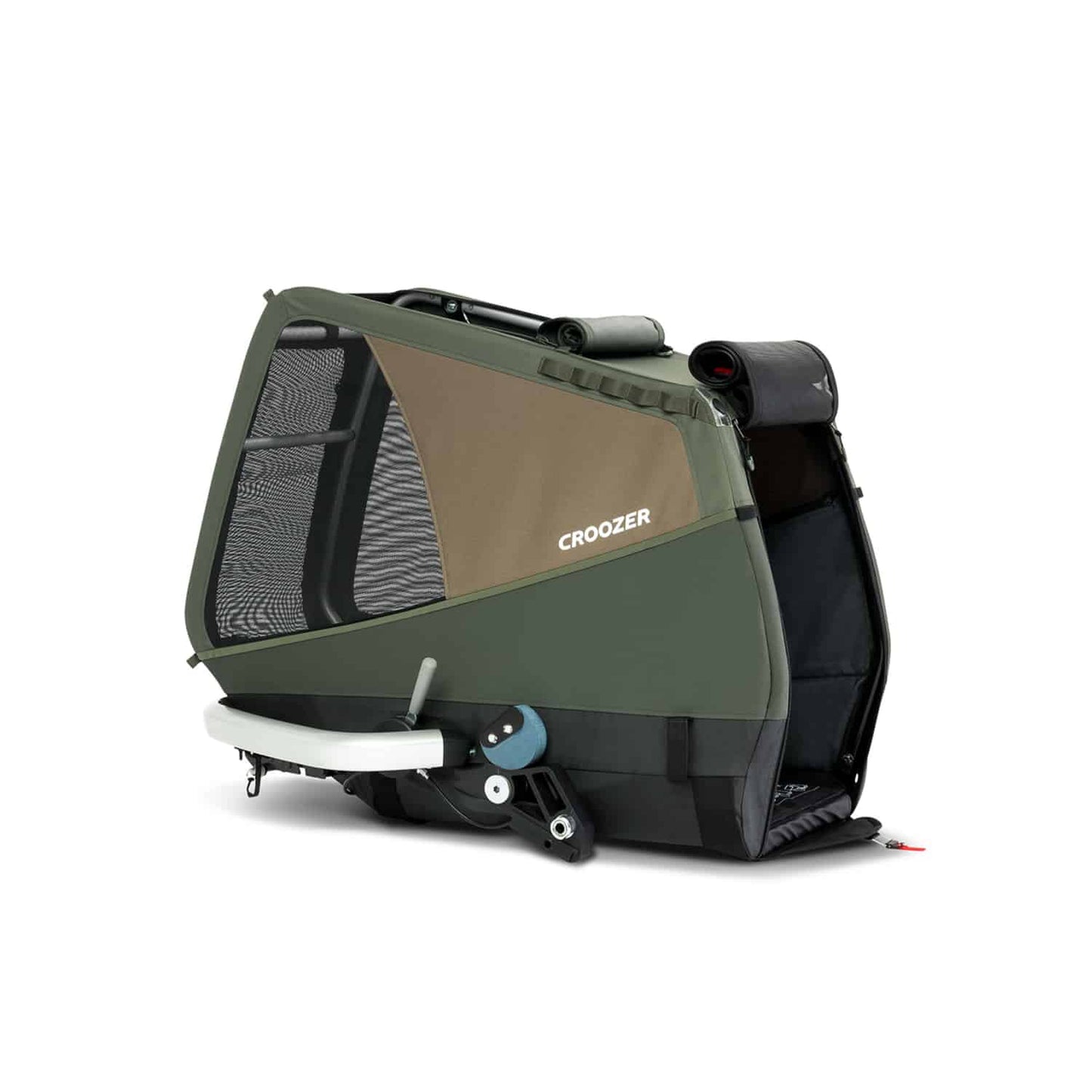 Croozer Dog Enna – Hundeanhänger in Moos Green | Sicherer & komfortabler Hundetransporter